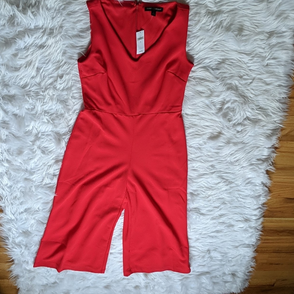 NWT red Banana republic jumpsuit